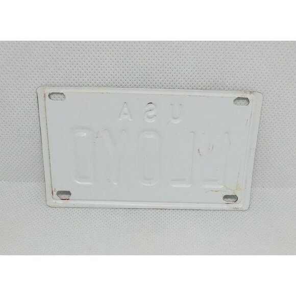 U.S.A Lloyd Personalized Mini License Plate – Red & White Collectible - Picture 6 of 10